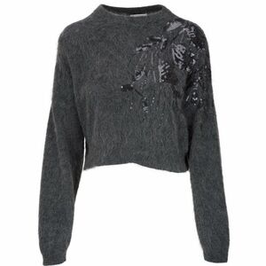 BRUNELLO CUCINELLI
Lead Floral Embellishment Crewneck Sweater in XS/S